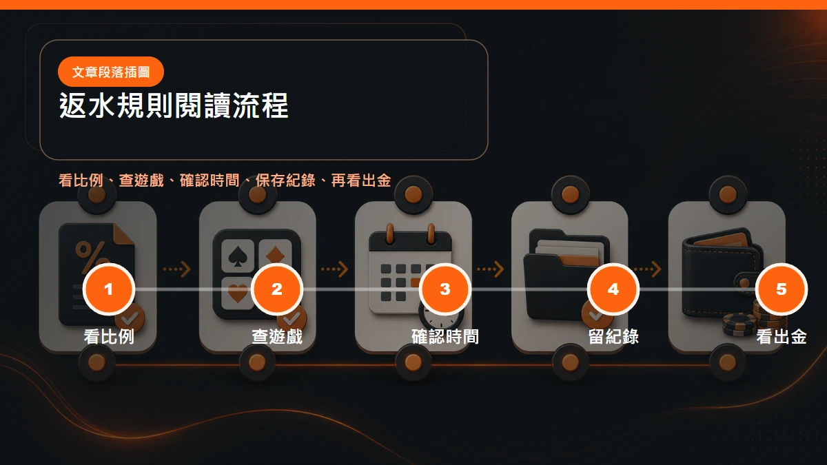 TU娛樂城返水規則閱讀流程:看比例、查遊戲、確認時間、留紀錄、看出金